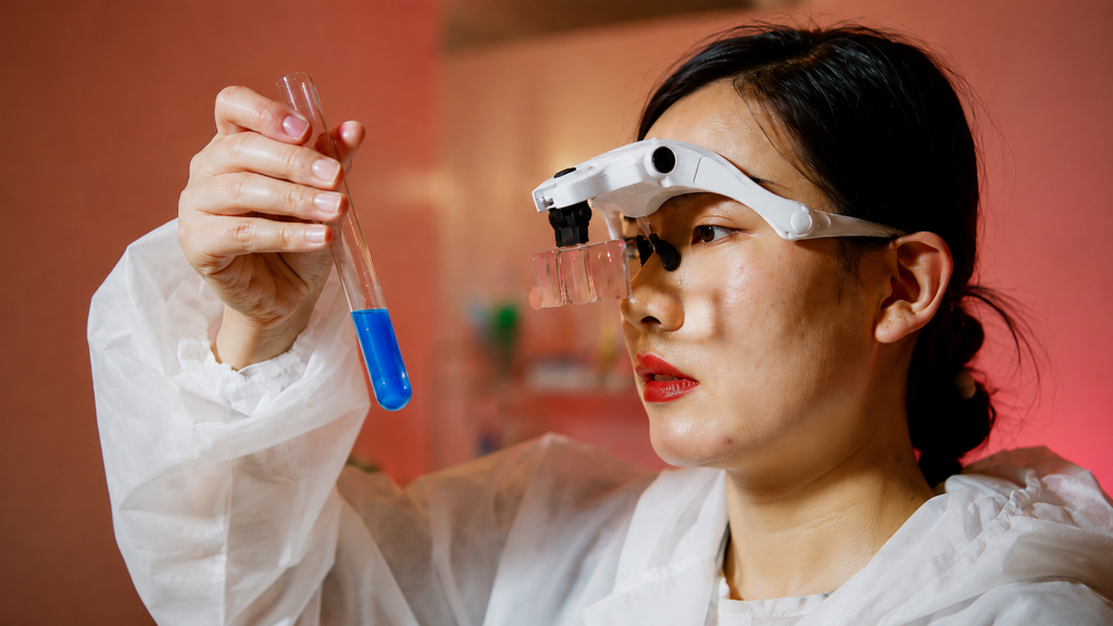 Healthcare professional reviewing liver function test results to assess liver health and diagnose liver disorders.