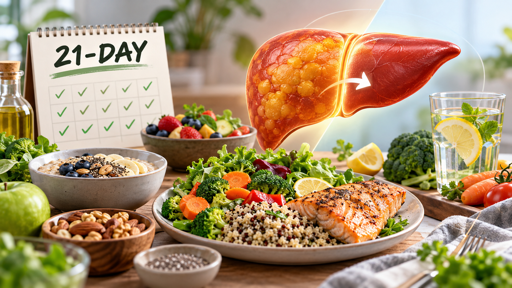 21-Day Fatty Liver Diet Plan: A Practical Guide to Better Liver Health