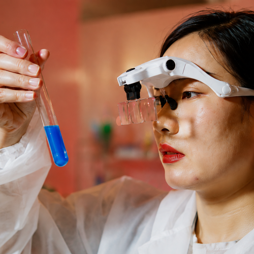 Healthcare professional reviewing liver function test results to assess liver health and diagnose liver disorders.