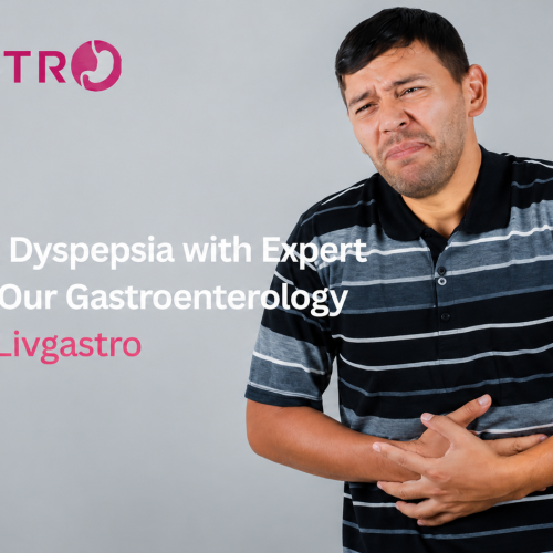 Gastroenterologist consulting a patient experiencing dyspepsia symptoms and digestive discomfort
